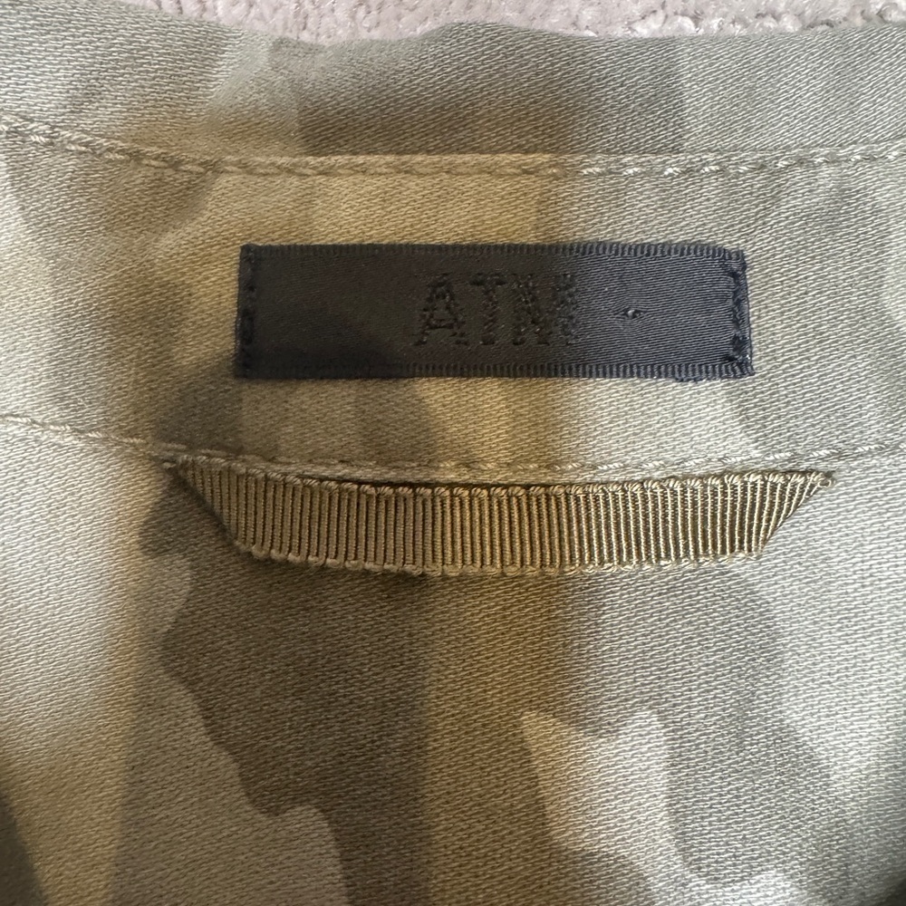 ATM ANTHONY THOMAS MELILLO Camouflage Print Utility Jacket Sz S - Picture 9 of 12